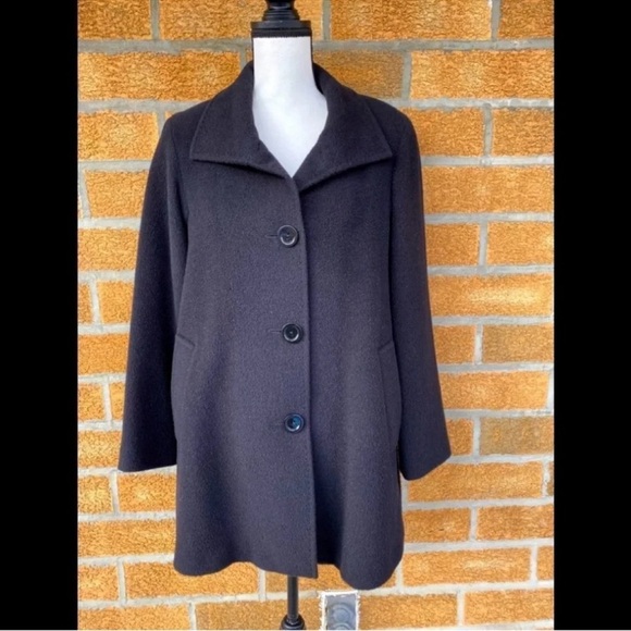 Cinzia rocca alpaca/wool coat size 2 - Picture 2 of 15